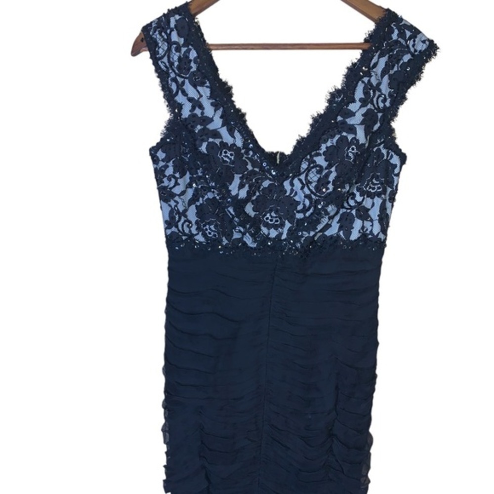 Tadashi Collection lace and beaded dress - Picture 4 of 6